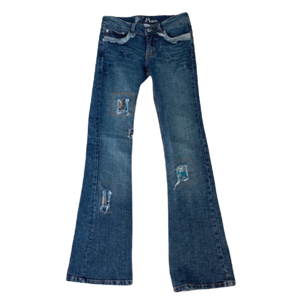 Vintage Patched Jeans